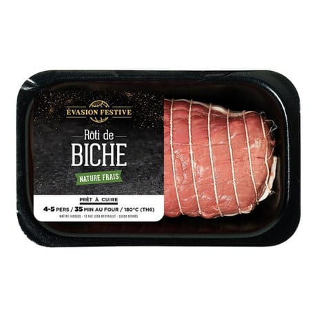Rôti de biche nature frais
