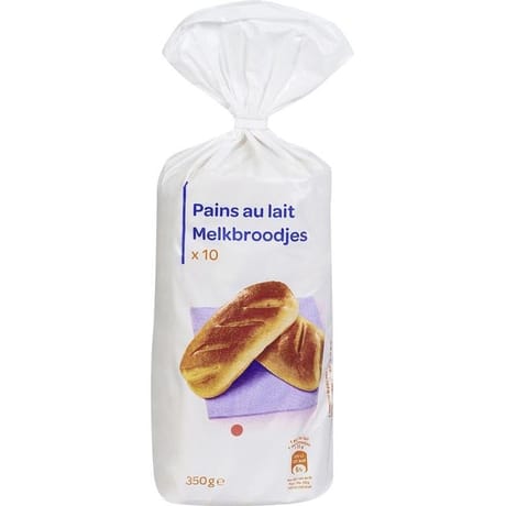 Pain au lait x10 350g