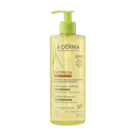 A-derma exomega huile lavante emolliente anti-grattage 500ml