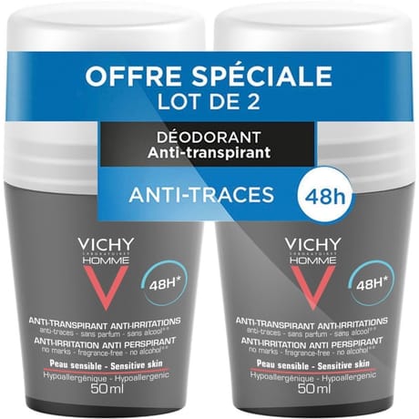 Vichy deo bille 48h 50 ml x2