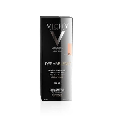 Vichy dermablend fond de teint fluide 25 nude 30ml
