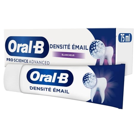 Oral-b dentifrice pro science densité émail blancheur 75ml