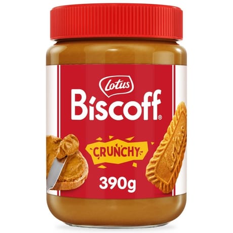 Lotus biscoff speculoos à tartiner crunchy 390g