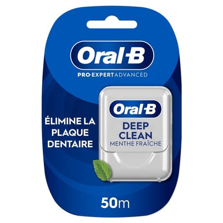 Oral-b fil dentaire ciré pro-expert advanced 50m