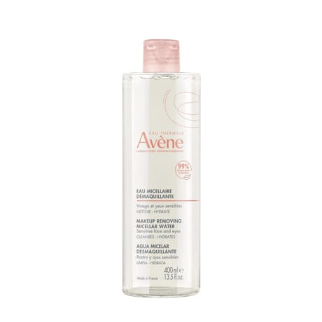 Avène eau micellaire démaquillante visage yeux lèvres 400ml
