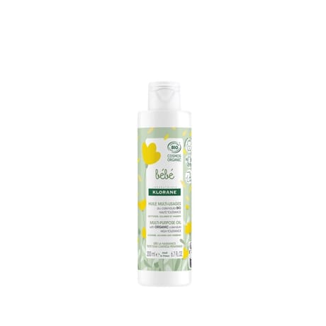 Klorane  Huile massage bébé bio 200ml