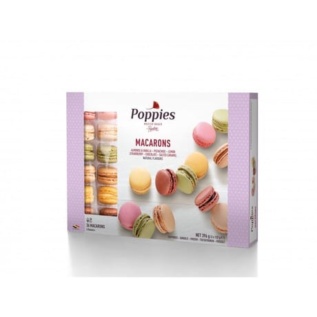 Poppies 36 macarons 396g