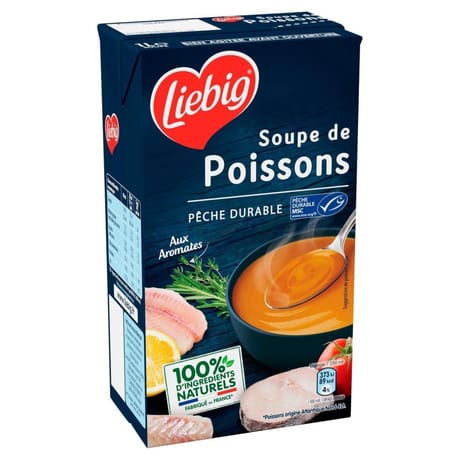 Liebig soupe de poissons msc 1 l