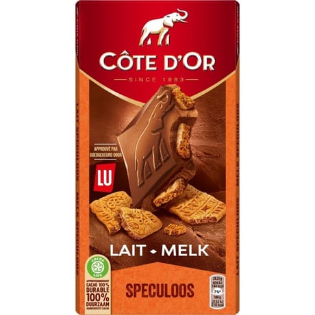Côte d'or lait spéculoos 170g