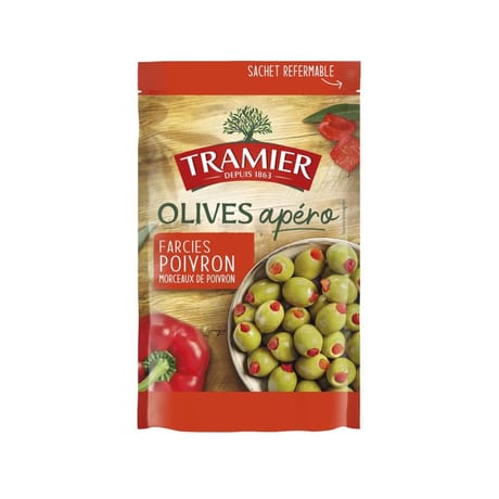 Tramier olive apéro farcie poivron 130g