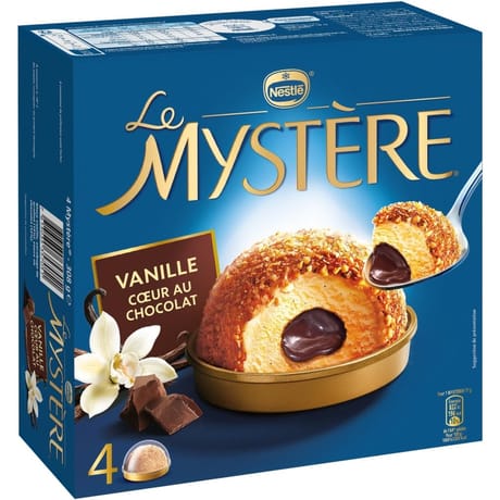 Mystère 4 sphères vanille coeur chocolat 480ml 308g