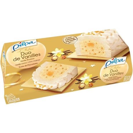 Pilpa bûche l'infini duo de vanilles 8/10 parts 535g