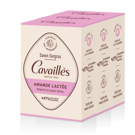 R.cavaillès savon surgras amande lactee 3x200g