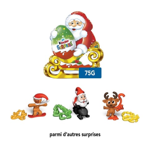 Kinder moulage traineau 75g