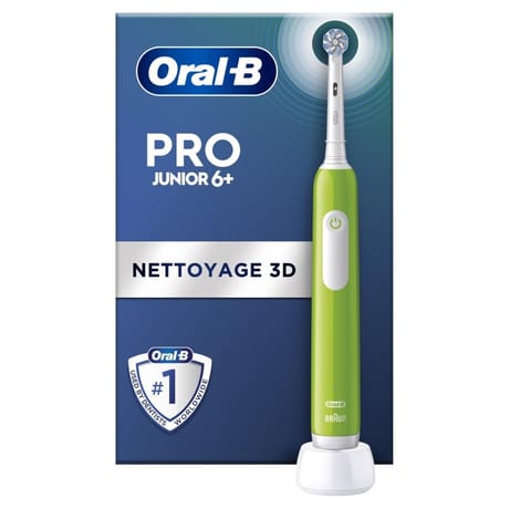 Oral-b brosse à dents éléctrique pro 1 junior verte