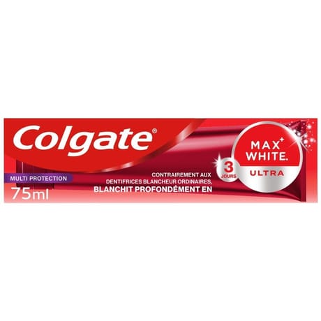 Colgate tube dentifrice max white ultra multiprotect 75ml