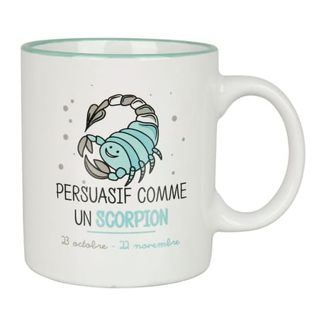 Mug gres 40cl horoscope scorpion