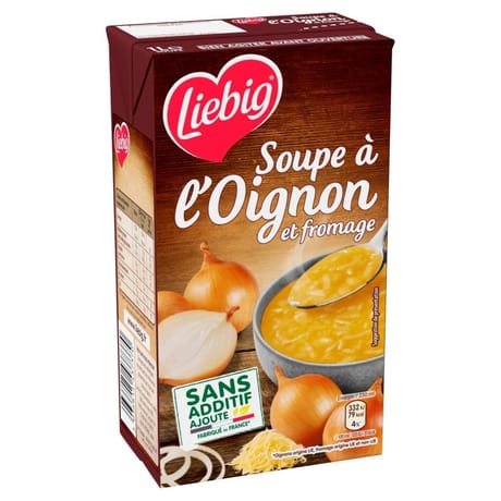 Liebig soupe fondue d'oignon et fromage 1l