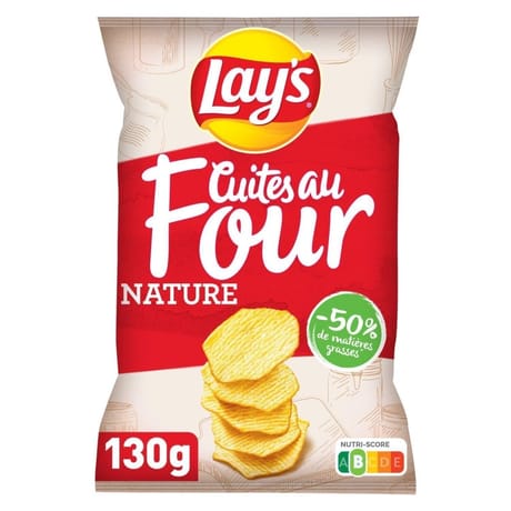 Lay's chips cuites au four nature 130g