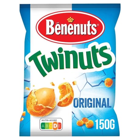 Bénénuts winuts cacahuètes enrobées saveur nature 150g