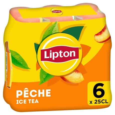 Lipton ice tea peche 6x25cl