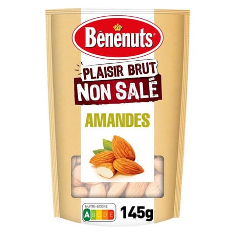 Bénénuts plaisir brut amandes 145g
