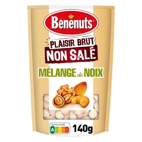 Bénénuts plaisir brut mélange de noix 140g