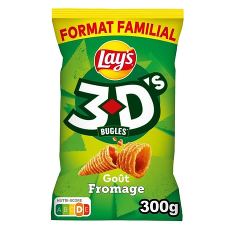 Lays 3d's fromage 300g