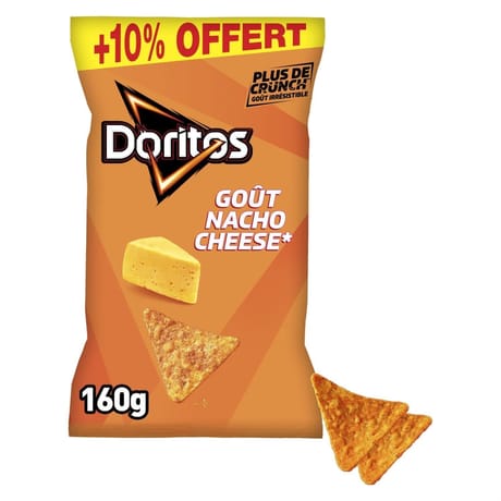 Doritos nacho cheese 160g+10%offert