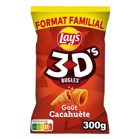 Lays 3d's cacahuète 300g