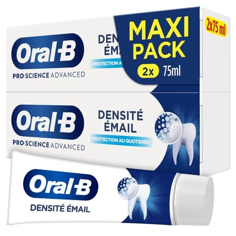 Oral-b dentifrice pro science advanced densité email 2x75ml