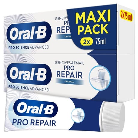 Oral-b pro dentifrice advanced original 2x75ml