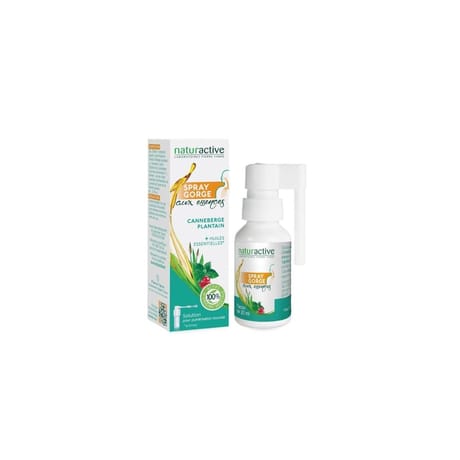 Naturactive orl spray gorge aux essences 20ml