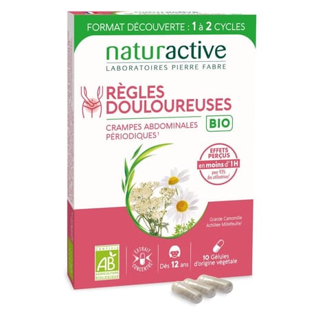 Naturactive règles douloureuses bio format découverte gélules x10