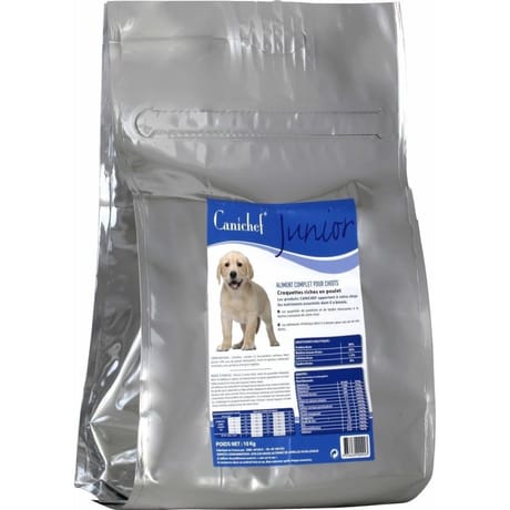 Canichef croquettes pour chien junior au poulet - 10kg