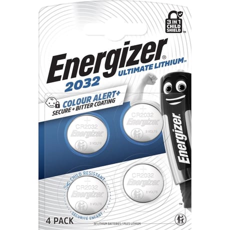 Energizer piles boutons ultimate lithium 4 piles CR 2032