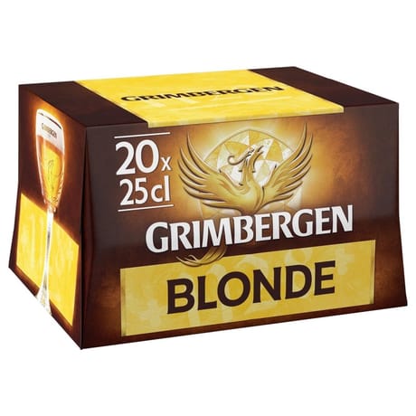 Grimbergen bière blonde d'Abbaye 20x25cl 6.7%vol
