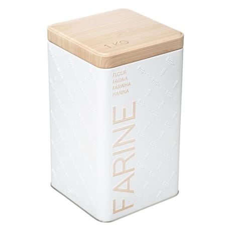 Boite à farine scandi naturel