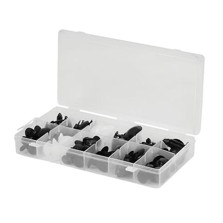 Turbocar assortiment d'attaches type sapin  - coffret de 128 pieces 1g