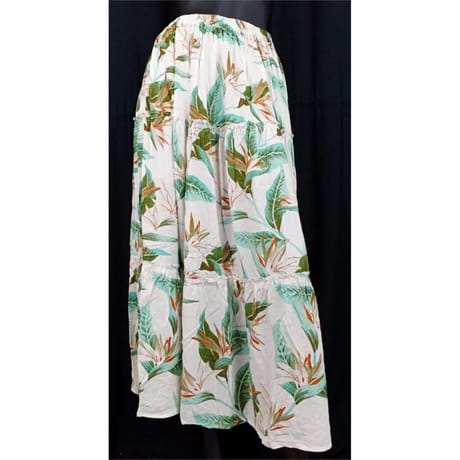 Jupe longue femme IMP TROPICAL FEUILLES VERTES TU