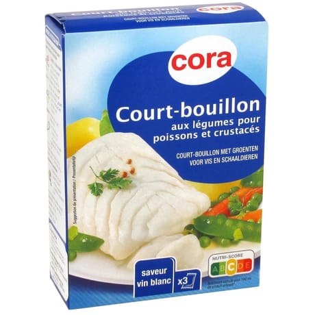 Cora court bouillon déshydraté étui 3x47g 141g