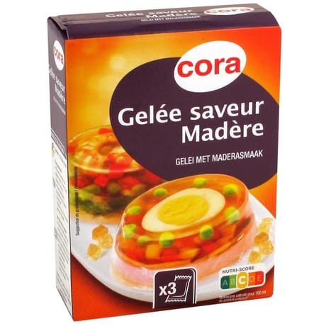 Cora gelée saveur madère déshydraté étui 3 x 24g