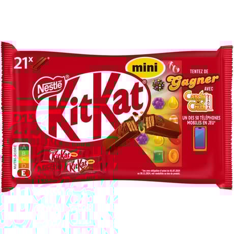 Kitkat mini barre chocolat au lait 350g