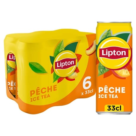 Lipton peche 6x330ml
