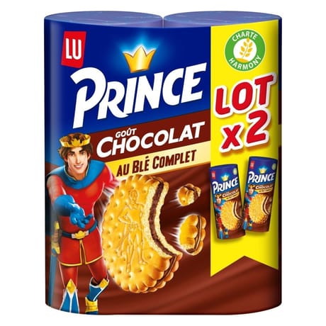 Lu prince chocolat 2x300g 600g