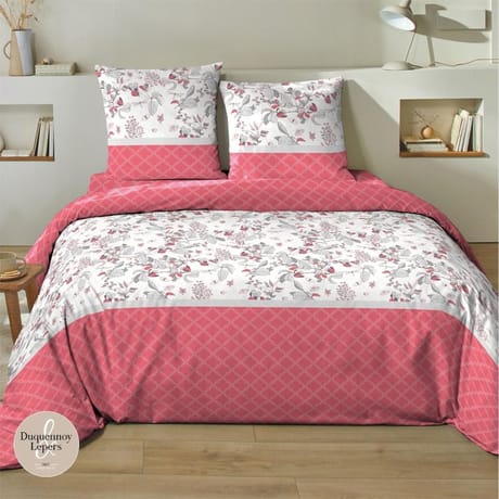 Parure housse de couette 200x200cm + 2 taies 63x63cm chorai 51 fils