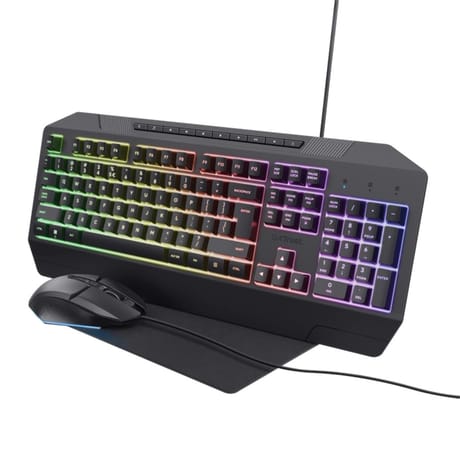 Trust kit de gaming 3-en-1 clavier souris et tapis de souris GXT 791