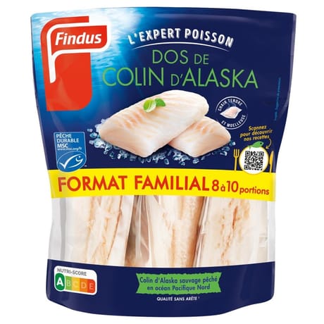 Findus dos de colin d'Alaska x6 660g