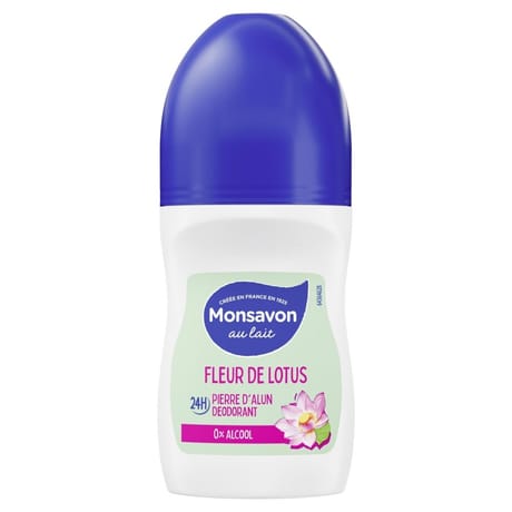 Monsavon déodorant femme bille fleur de lotus 50ml