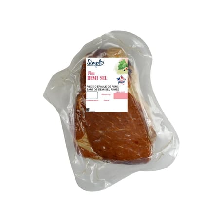 Porc demi sel fumé Simpl'